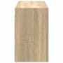 Mueble de pared baño madera ingeniería roble sonoma 100x25x40cm de , Tocadores de baño - Ref: Foro24-860105, Precio: 81,45 €,...