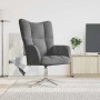 Sillón de relax de terciopelo gris oscuro en Sillones | Comprar online en Foru.es