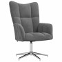 Sillón de relax de terciopelo gris oscuro en Sillones | Comprar online en Foru.es