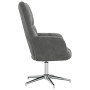 Sillón de relax de terciopelo gris oscuro en Sillones | Comprar online en Foru.es