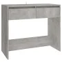 Mesa consola madera contrachapada gris hormigón 89x41x76,5 cm de vidaXL, Mesas auxiliares - Ref: Foro24-809570, Precio: 57,95...