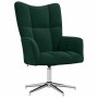 Sillón de relax de terciopelo verde oscuro en Sillones | Comprar online en Foru.es