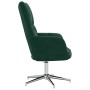 Sillón de relax de terciopelo verde oscuro en Sillones | Comprar online en Foru.es