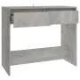 Mesa consola madera contrachapada gris hormigón 89x41x76,5 cm de vidaXL, Mesas auxiliares - Ref: Foro24-809570, Precio: 57,95...
