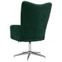 Sillón de relax de terciopelo verde oscuro en Sillones | Comprar online en Foru.es