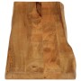 Tablero de mesa borde natural madera maciza mango 160x40x2,5 cm de , Tableros para mesas - Ref: Foro24-370760, Precio: 81,87 ...