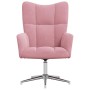 Sillón de relax de terciopelo rosa en Sillones | Comprar online en Foru.es