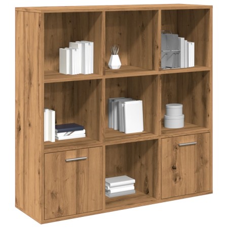 Estantería de madera de ingeniería roble artisan 98x29x97,5 cm de , Librerías y estanterías - Ref: Foro24-855967, Precio: 105...