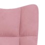 Sillón de relax de terciopelo rosa en Sillones | Comprar online en Foru.es