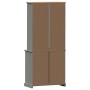 Aparador alto VIGO madera maciza de pino gris 80x40x175 cm de , Aparadores - Ref: Foro24-3200585, Precio: 304,99 €, Descuento: %
