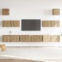 Mueble para TV de pared madera contrachapada artesanal 7 piezas de , Muebles TV - Ref: Foro24-3329212, Precio: 246,68 €, Desc...
