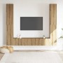 Muebles de TV de pared 6 uds madera ingeniería roble artesanal de , Muebles TV - Ref: Foro24-3328986, Precio: 292,08 €, Descu...