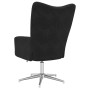 Sillón de relax de terciopelo negro en Sillones | Comprar online en Foru.es