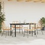 Juego de comedor jardín 5 piezas ratán sintético marrón de , Conjuntos de jardín - Ref: Foro24-3334544, Precio: 371,76 €, Des...