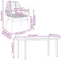 Juego de comedor jardín 5 piezas ratán sintético marrón de , Conjuntos de jardín - Ref: Foro24-3334544, Precio: 371,76 €, Des...