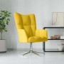 Sillón de relax de terciopelo amarillo mostaza en Sillones | Comprar online en Foru.es