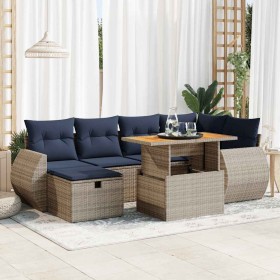 Comprar Juego Sofá Jardín 7 Piezas con Cojines