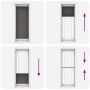 Estor Plisado negro 70x200 cm Tela Ancho 69,4 cm Poliéster de , Persianas y estores - Ref: Foro24-4015154, Precio: 22,99 €, D...