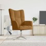 Sillón de relax de terciopelo marrón en Sillones | Comprar online en Foru.es