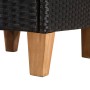 Sillas de jardín 2 unidades con cojines ratán sintético negro de , Sillas de jardín - Ref: Foro24-44103, Precio: 153,83 €, De...