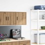 Armario de pared para garaje madera ingeniería artesanal roble | Foro24.es | Tu tienda online para hogar, jardín y más Foro24.es