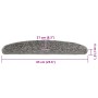 Alfombrilla escalera 20 uds gris65x21x4 cm de , Alfombrillas para escalones - Ref: Foro24-3365845, Precio: 111,74 €, Descuent...