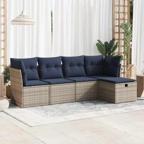 Comprar Juego de sofás jardín con cojines 5 pzas