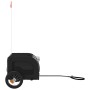 Remolque de bicicleta mascotas hierro tela Oxford gris negro de , Cochecitos para mascotas - Ref: Foro24-93825, Precio: 94,16...