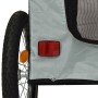 Remolque de bicicleta mascotas hierro tela Oxford gris negro de , Cochecitos para mascotas - Ref: Foro24-93825, Precio: 94,16...