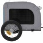 Remolque de bicicleta mascotas hierro tela Oxford azul gris de , Cochecitos para mascotas - Ref: Foro24-93827, Precio: 94,16 ...