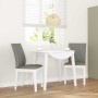 Sillas de comedor con cojines 2uds madera maciza blanco caucho | Foro24.es | Tu tienda online para hogar, jardín y más Foro24.es
