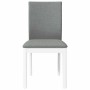 Sillas de comedor con cojines 2uds madera maciza blanco caucho | Foro24.es | Tu tienda online para hogar, jardín y más Foro24.es