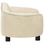 Sofá para perros felpa crema 67x47x36 cm de , Camas para perros - Ref: Foro24-171090, Precio: 98,89 €, Descuento: -5%%