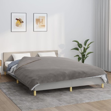 Manta con peso con funda tela gris 200x230 cm 13 kg de , Mantas - Ref: Foro24-3154896, Precio: 118,29 €, Descuento: %