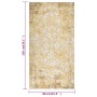Alfombra de exterior tejido plano amarilla 80x150 cm de vidaXL, Protectores para exterior - Ref: Foro24-317042, Precio: 30,14...