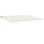 Toldo retráctil aluminio y tela color crema 5x3 m de , Toldos - Ref: Foro24-3154530, Precio: 660,54 €, Descuento: -5%%