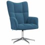 Sillón de relax de terciopelo azul en Sillones | Comprar online en Foru.es