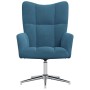 Sillón de relax de terciopelo azul en Sillones | Comprar online en Foru.es