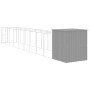 Caseta perro corral acero galvanizado gris claro 165x1067x181cm de , Casetas para perros - Ref: Foro24-3189107, Precio: 813,9...