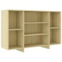 Aparador de madera contrachapada roble Sonoma 120x30x75 cm de vidaXL, Aparadores - Ref: Foro24-809623, Precio: 77,63 €, Descu...