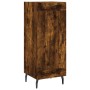 Aparador de madera contrachapada roble ahumado 34,5x34x180 cm de , Aparadores - Ref: Foro24-3199126, Precio: 107,34 €, Descue...