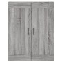 Aparador alto madera contrachapada gris sonoma 69,5x34x180 cm de , Aparadores - Ref: Foro24-3199767, Precio: 168,92 €, Descue...