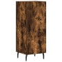 Aparador de madera contrachapada roble ahumado 34,5x34x180 cm de , Aparadores - Ref: Foro24-3198806, Precio: 121,02 €, Descue...