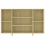 Aparador de madera contrachapada roble Sonoma 120x30x75 cm de vidaXL, Aparadores - Ref: Foro24-809623, Precio: 77,63 €, Descu...