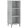 Aparador de madera contrachapada gris hormigón 34,5x34x180 cm | Foro24.es | Tu tienda online para hogar, jardín y más Foro24.es