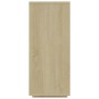Aparador de madera contrachapada roble Sonoma 120x30x75 cm de vidaXL, Aparadores - Ref: Foro24-809623, Precio: 77,63 €, Descu...