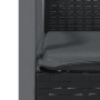 Sillas jardín cojines 4 uds ratán sintético negro 56,5x57x83 cm de , Sillas de jardín - Ref: Foro24-3187079, Precio: 291,30 €...