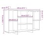 Aparador de madera contrachapada roble Sonoma 120x30x75 cm de vidaXL, Aparadores - Ref: Foro24-809623, Precio: 77,63 €, Descu...