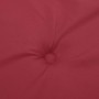 Cojines de silla con respaldo alto 4 uds tela Oxford rojo tinto de , Cojines para sillas y sofás - Ref: Foro24-361902, Precio...
