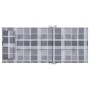 Cojines de silla respaldo alto 2 uds tela Oxford a cuadros gris | Foro24.es | Tu tienda online para hogar, jardín y más Foro24.es